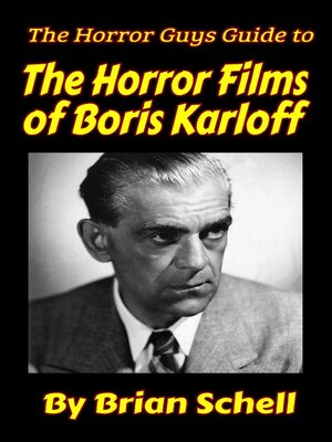 cover image of The Horror Guys Guide to the Horror Films of Boris Karloff